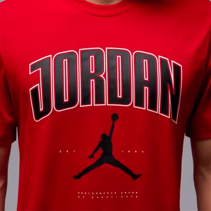 Tricou Nike M J CITY 88 SS CREW Rosu S - 5