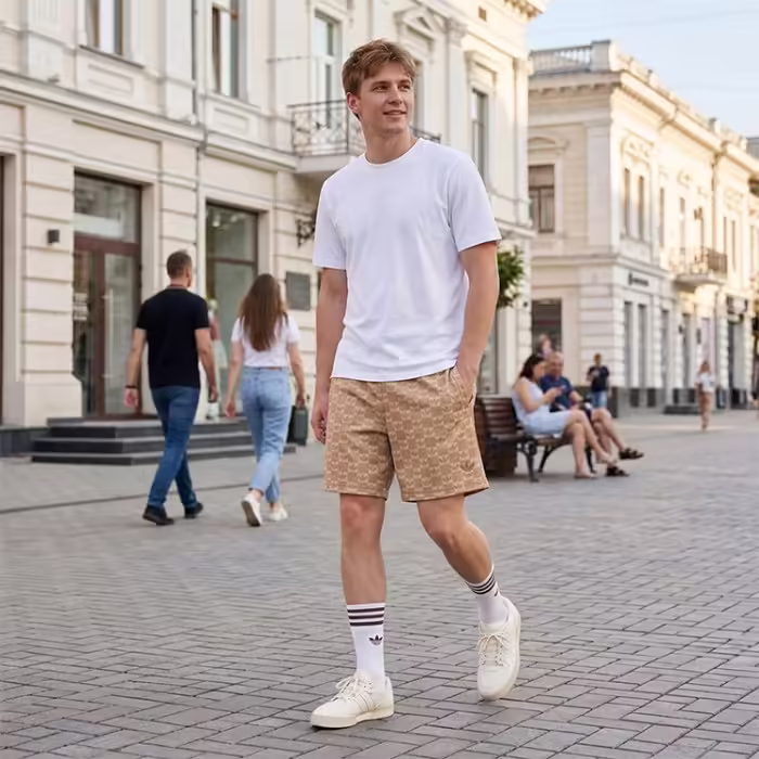 Шорты Adidas Monogram Regular Mesh - 7