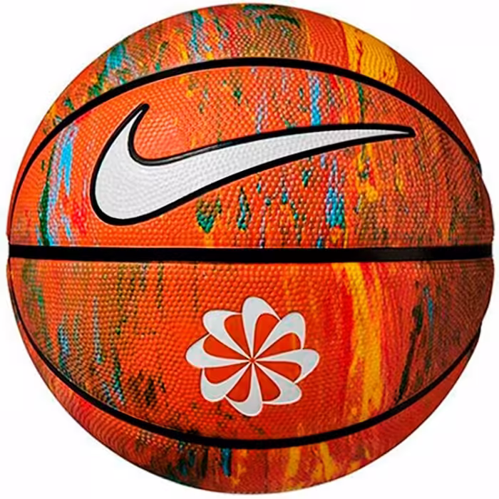 Мяч баскетбольный Nike EVERYDAY PLAYGROUND 8P NEXT NATURE DEFLATED MULTI/AMBER/BLACK/WHITE 06