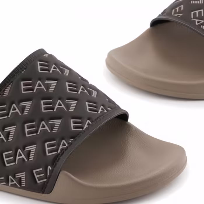 Slapi EA7 EMPORIO ARMANI SLIPPER Bej 37 - 7