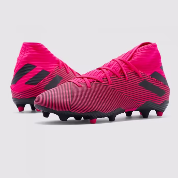 Ghete pentru fotbal Adidas NEMEZIZ 19.3 FG Roz 42 - 2