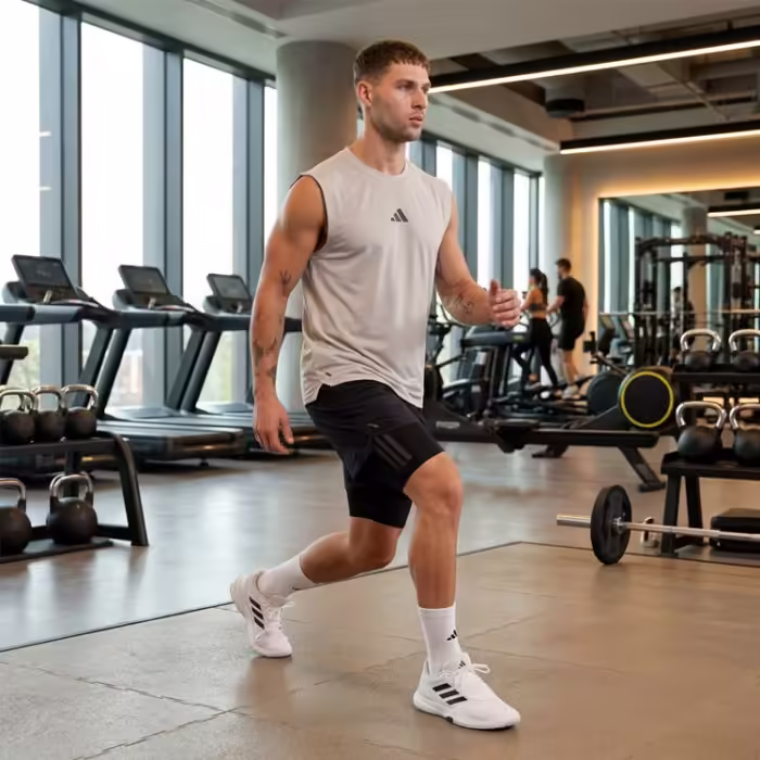 Maiou Adidas POWER 3S TANK Gri XXL - 8