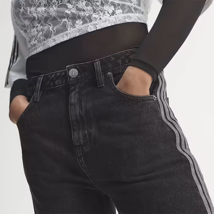 Брюки Adidas FIREBIRD MID RISE STRAIGHT DENIM - 8
