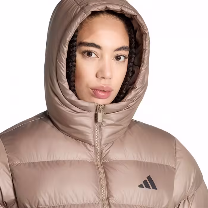 Куртка Adidas ESSENTIALS INSULATION HOODED Коричневый XS - 4