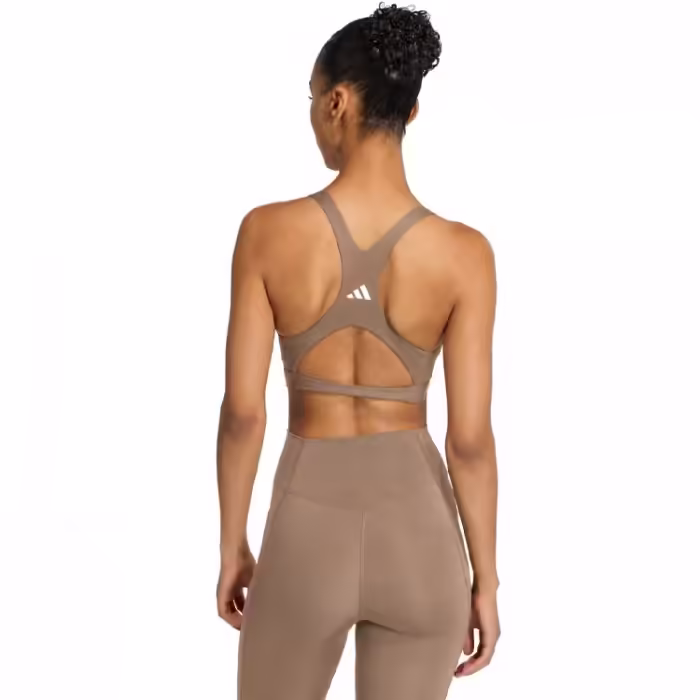 Спортивное бра Adidas OPTIME ESSENTIALS WORKOUT HIGH SUPPORT Коричневый - 2