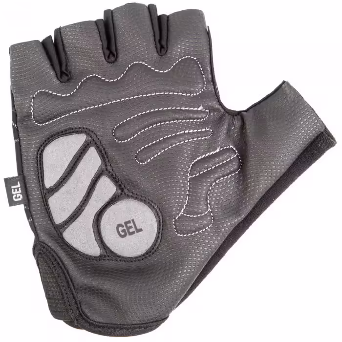 Manusi p/biciclisti M-WAVE SPIDERWEB-GEL HALF - 8