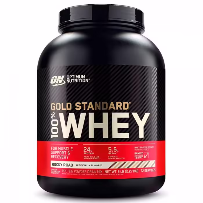 Proteine din zer Optimum Nutrition ON 100% WHEY GOLD ROCKY ROAD 5LB