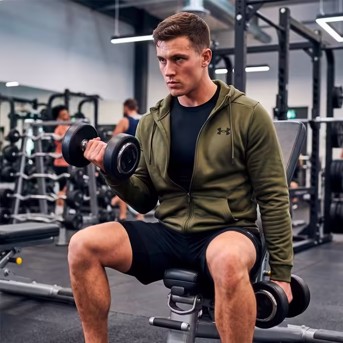 Hanorac Under Armour UA M ARMOUR FLEECE FZ HOODIE Hachi M - 7