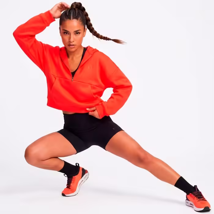 Hanorac Under Armour Icon Fleece Hoodie Rosu L - 3