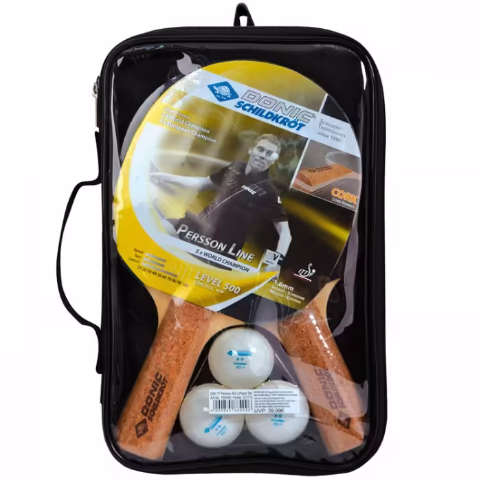 Set p/u tenis de masa Donic Persson 500 Cork Set