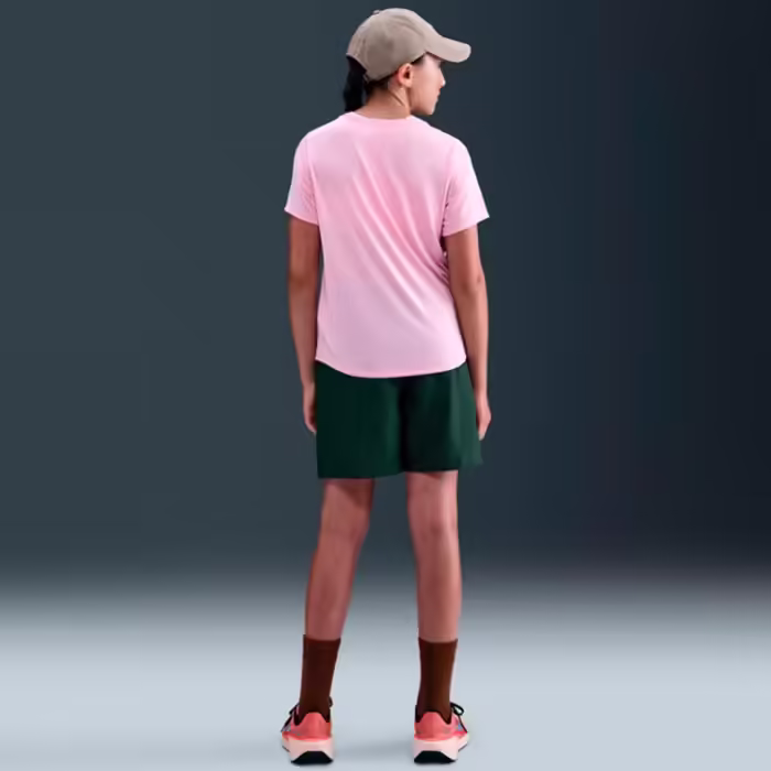 Футболка Nike G NK DF ONE STD SS TOP HBR Розовый L - 4