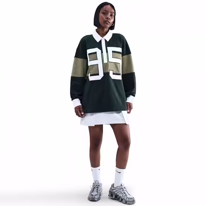 Толстовка Nike W NSW STREET LS GFX POLO