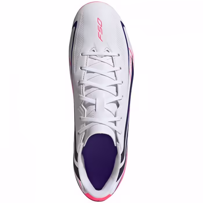 Ghete pentru fotbal Adidas F50 HYPERFAST CLUB FG/MG Alb 39.5 - 3