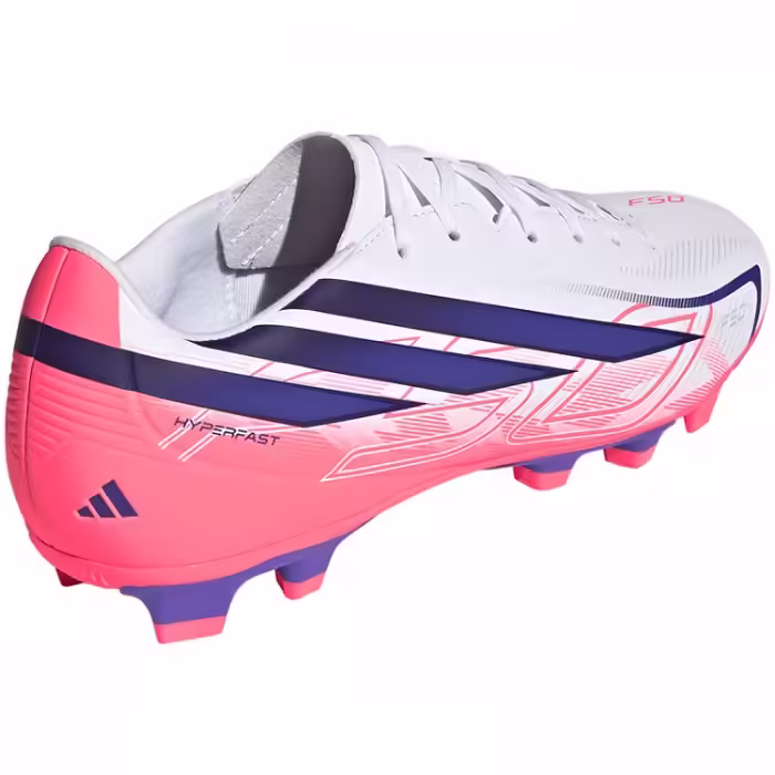 Ghete pentru fotbal Adidas F50 HYPERFAST CLUB FG/MG Alb 39.5 - 6