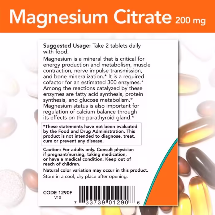 Vitamine Now Foods Magnesium Citrate - 3