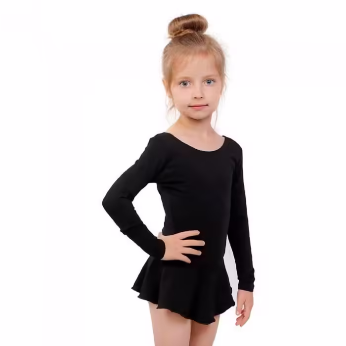 Costum p/u gimnastica cu fusta si maneca lunga Grace Dance TS Gymnastics