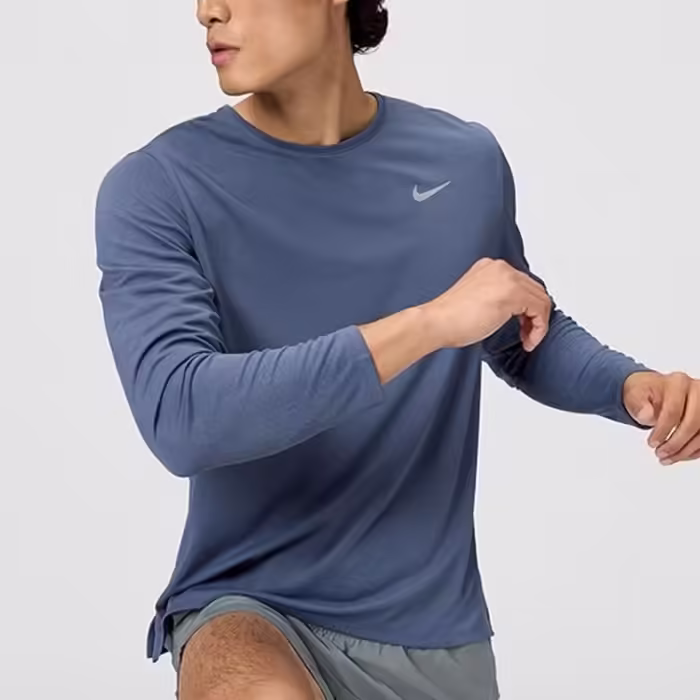 Long-sleeve Nike M NK DF UV MILER TOP LS Albastru S - 6