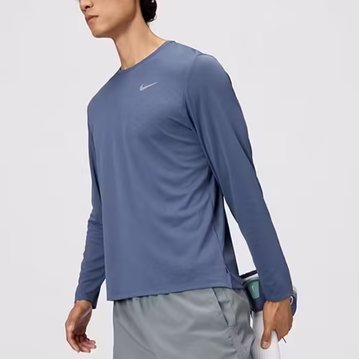 Long-sleeve Nike M NK DF UV MILER TOP LS Albastru S - 7