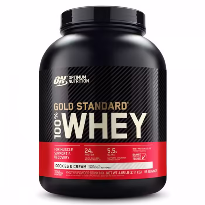 Proteine din zer Optimum Nutrition ON 100% WHEY GOLD GF C&C 4.65LB - 3