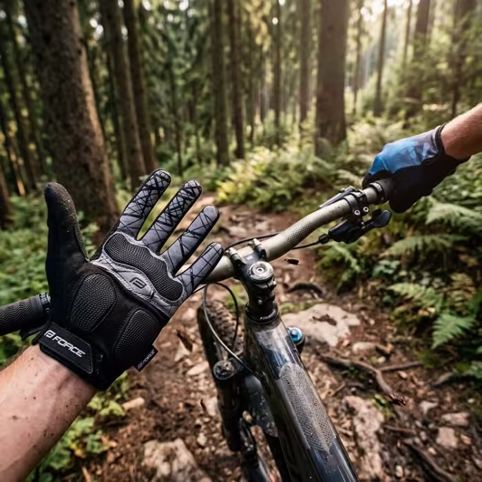 Перчатки велосипедные Force MTB CORE - 7