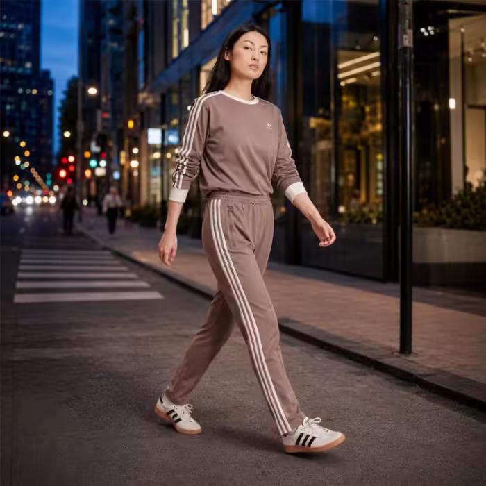 Брюки Adidas CLASSIC TP Коричневый XXS - 7