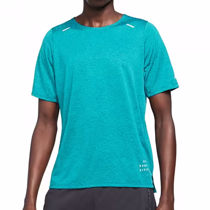 Футболка Nike W NK SWOOSH RUN TOP SS Зеленый L