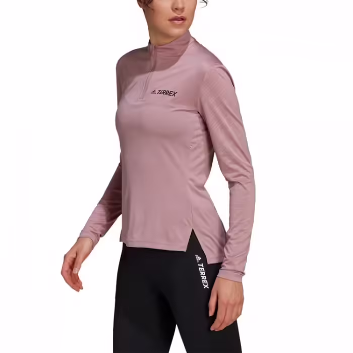 Tricou Adidas W MT Half Zi LS - 3