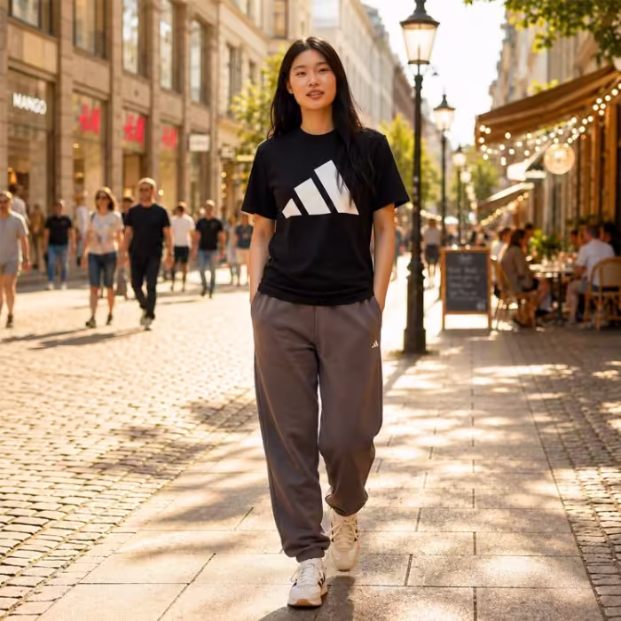 Брюки Adidas W SL FT CF PT Серый XXS - 7