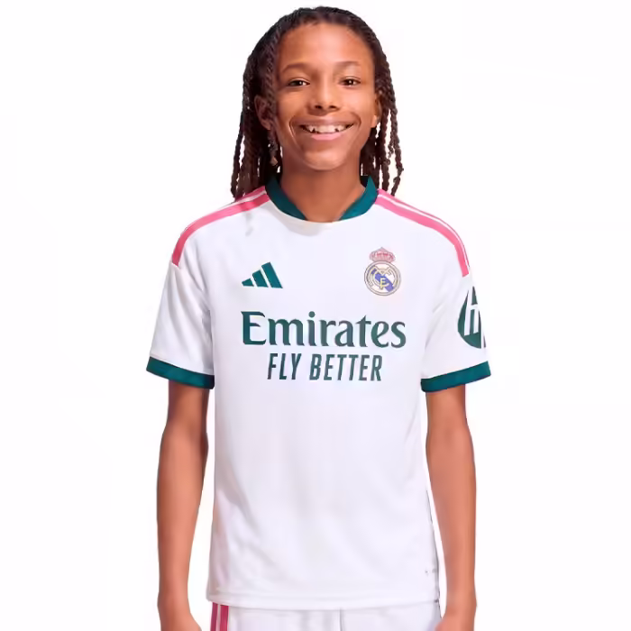 Футболка Adidas REAL H JSY Y Белый 128