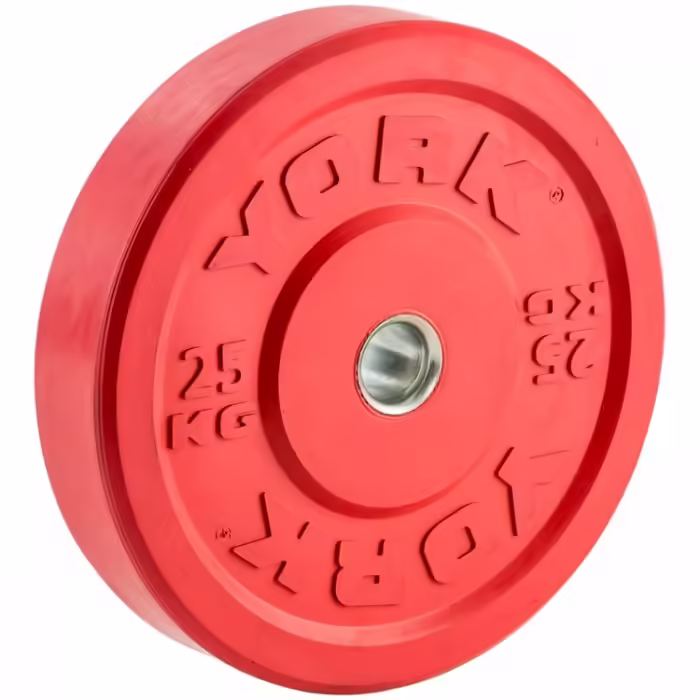 Disc 25 kg YORK Solid Rubber Bumper Plate
