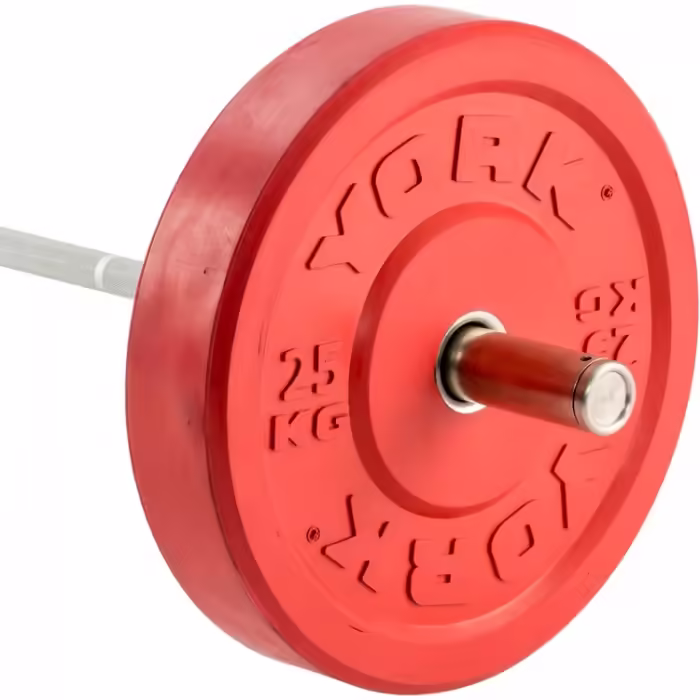 Disc 25 kg YORK Solid Rubber Bumper Plate - 2