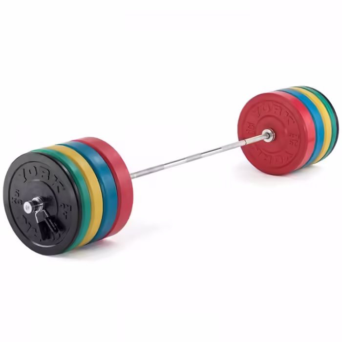 Disc 25 kg YORK Solid Rubber Bumper Plate - 3