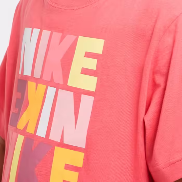 Футболка Nike G NSW TEE BOXY PRINT Розовый M - 5