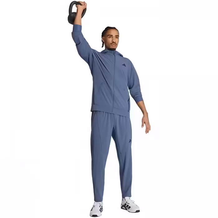 Толстовка Adidas D4T WORKOUT FULL-ZIP Синий L-T - 3