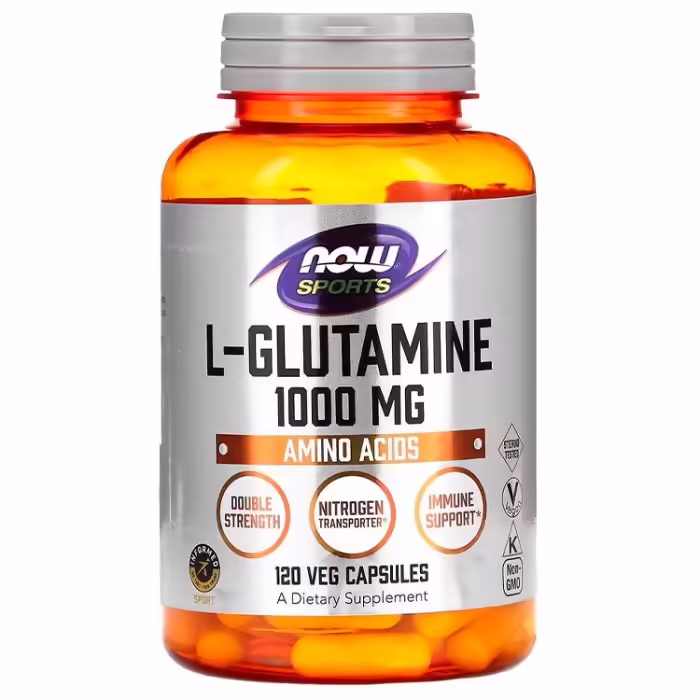 L-Glutamin Now Sports L-GLUTAMINE 1000mg 120 VCAPS - 3