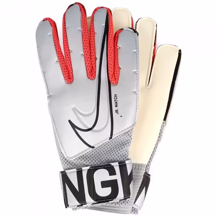 Перчатки вратарские Nike NK GK MATCH JR-FA19 Серый 4