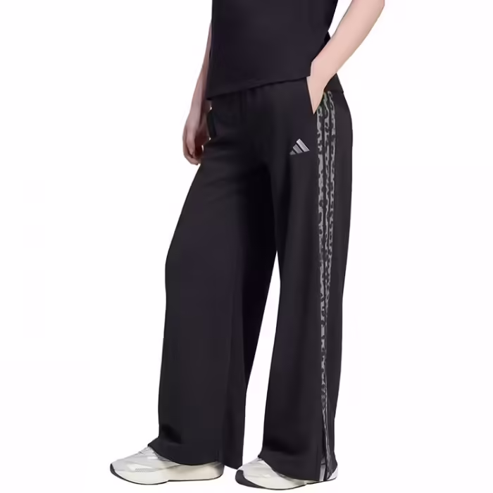 Брюки Adidas SEASONAL ESSENTIALS ANIMAL PRINT 3-STRIPES Черный XXS