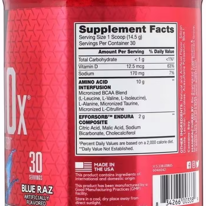 Aminoacizi BSN BSN AMINO X BLUE RASPBERRY 435G - 2