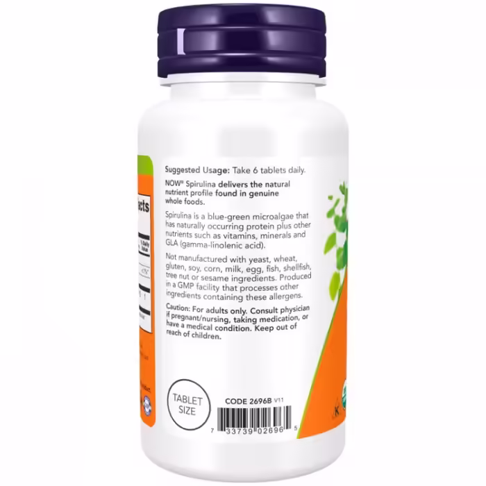 Витамины Now Foods SPIRULINA 500mg - 3