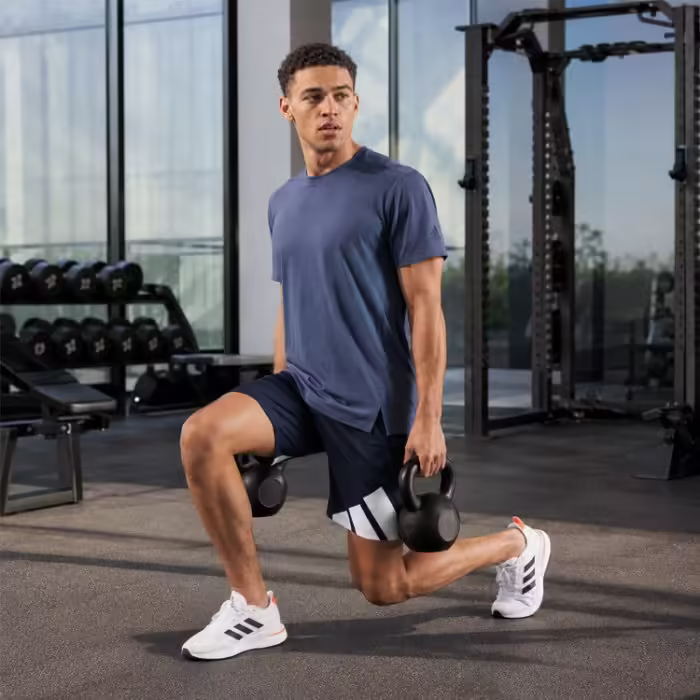 Шорты Adidas 4K 3 BAR SHORT Синий S - 9