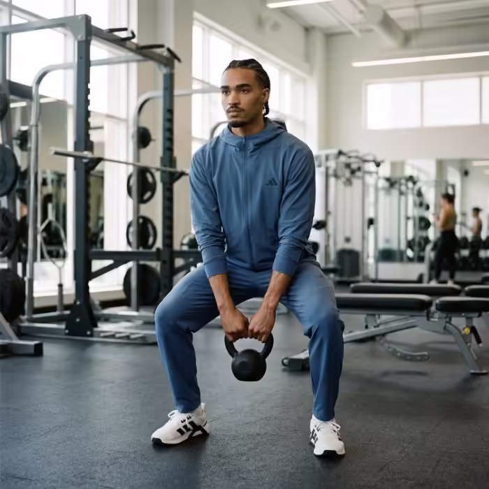 Брюки Adidas D4T WORKOUT Синий S - 8