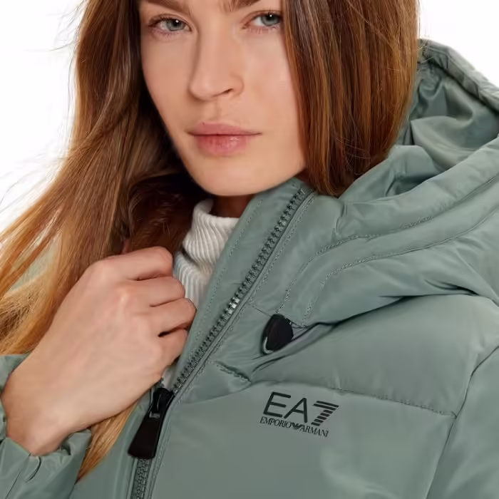 Куртка EA7 EMPORIO ARMANI ASV HOODED PEA COAT IN RECYCLED NYLON - 4