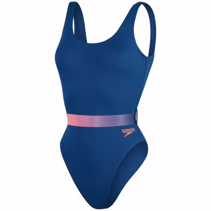 Costum p/u inot Speedo BELTED DEEP U-BK 1PC AF - 2