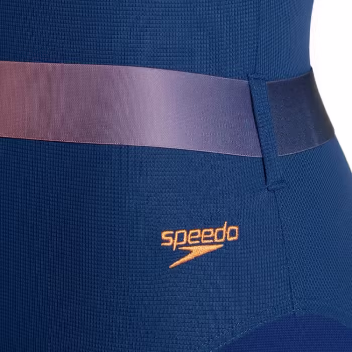 Costum p/u inot Speedo BELTED DEEP U-BK 1PC AF - 5