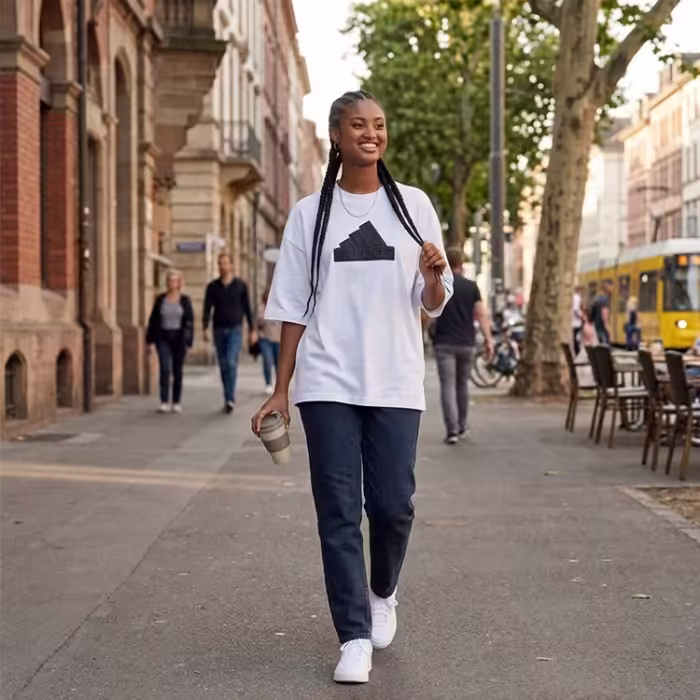 Футболка Adidas W FI BOS BF TEE Белый 2XS - 7
