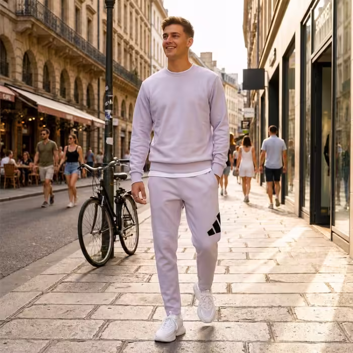 Брюки Adidas M FI BOS PT Сиреневый M - 7