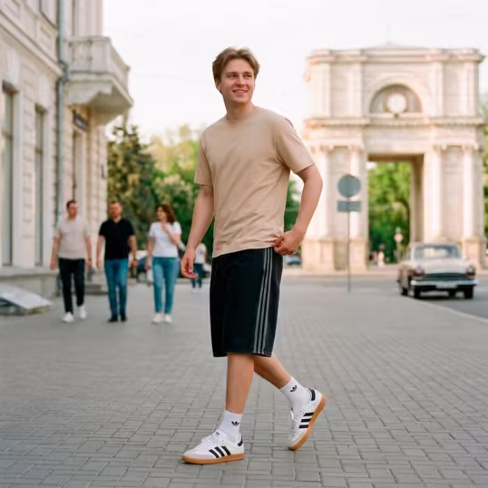 Шорты Adidas FIREBIRD ADICOLOR DENIM - 7