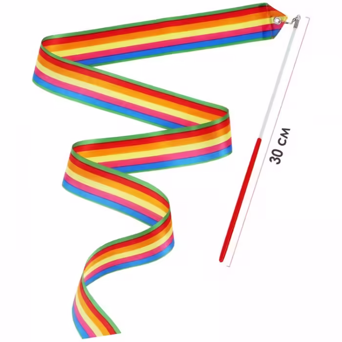 Палка Grace Dance Gymnastic stick with ribbon - 2