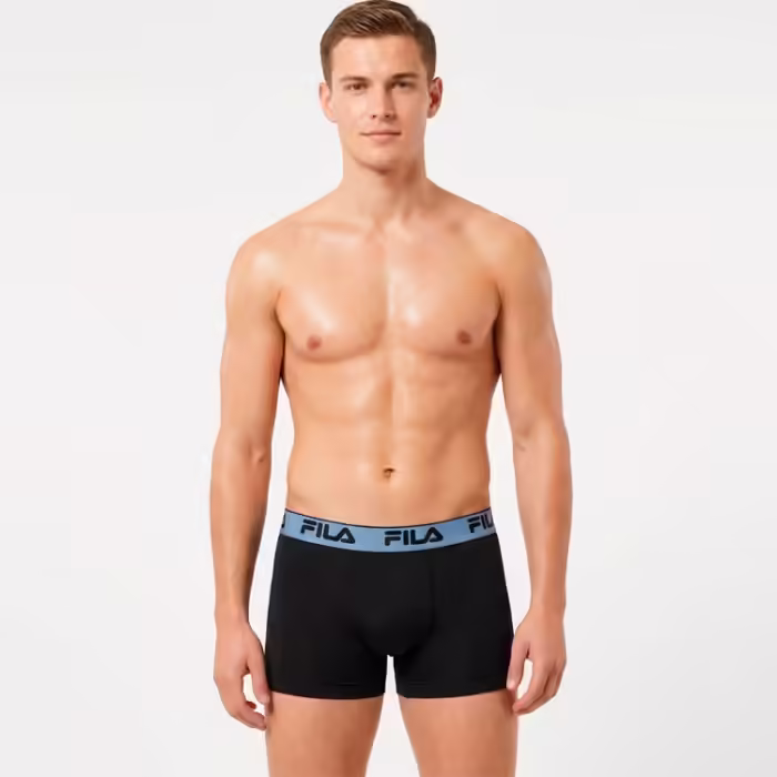 Трусы мужские боксер Fila UW BOXER ELASTIC WITH LOGO