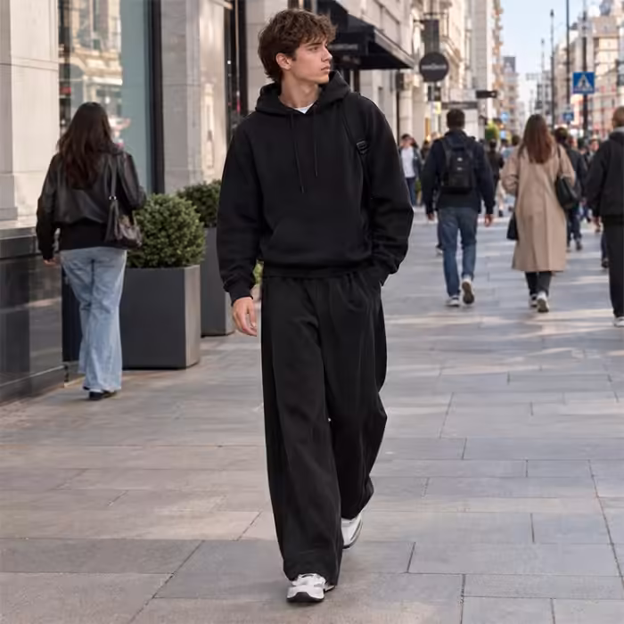 Pantaloni Adidas PREMIUM ESSENTIALS OPEN WIDE HEM - 7